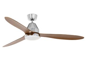 Beacon Plafondventilator hout met lamp WhitehavenØ 143cm IP55 213045