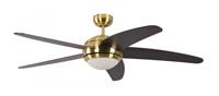 pepéo Deckenventilator Melton Messing Braun cm 132x38x132 Pepeo GmbH 13422010132 - 