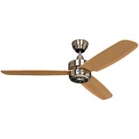 casafan Deckenventilator NIGHT FLIGHT - Rotorblatt-Ø 1320 mm - Buche / Chrom - 