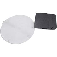 vhbw Filter Set, Aktivkohlefilter + Papierfilter passend für Fritteuse DeLonghi F28 und D28 Serie ersetzt 5512510041 - 