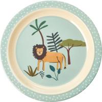 Rice - Melamine Kids Lunch Plate - Bord groen