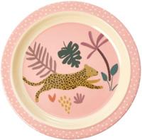 Rice - Melamine Kids Lunch Plate - Bord roze