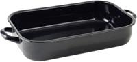 Karl Krüger Emaille Auflaufform Black 40x27,5x7,5 cm schwarz