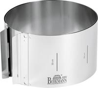 Birkmann Tortenring Easy Baking, H10 x L18-30 cm silber