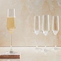 Butlers SANTÉ 6 x Champagnerflöte 180 ml transparent