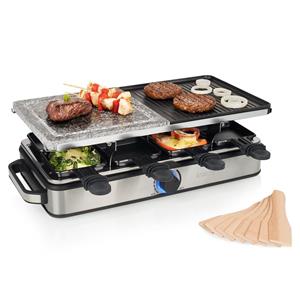 Princess 8 Personen Raclette-Steingrill Deluxe 1400 W 