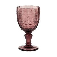Butlers VICTORIAN 6x Trinkglas mit Stiel 230ml lila
