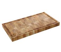 Zassenhaus Schneidebretter Hackblock Eiche Stirnholz 54 x 30 x 4 cm (natur)