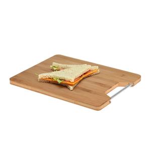 excellenthouseware Schneidebrett aus Bambus, mit Griff, 32 x 25 cm