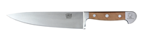 Güde Alpha Birne Kochmesser 21 cm / CVM-Messerstahl mit Griffschalen aus Birnenholz