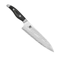 KAI Shun Nagare Kochmesser 20 cm / Damaststahl mit Griff aus grauem Pakkaholz