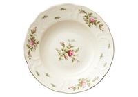 Rosenthal Suppenteller Sanssouci Elfenbein Moosrose neu Poliergold Ramona