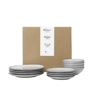 Broste Copenhagen Nordic Dinner Box 12-delig - Ø 17 cm - Zand