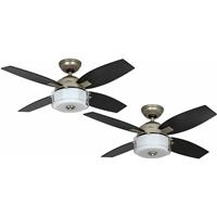 HUNTER FANS Deckenventilator Central Park 107 cm Zinn mit Licht