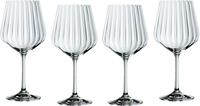 Nachtmann Cocktailglas Optic, (Set, 4 tlg.), Gin Tonic, Kristallglas, 640 ml