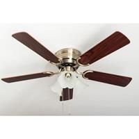 Deckenventilator Kisa Deluxe flach mit Beleuchtung