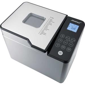 stebagermany BM 2 Brotbackautomat mit Display,Timerfunktion Silber-Schwarz