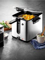 Wmf Friteuse met aardappelsnijder Fryer & Dicer  zilverkleur/zwart