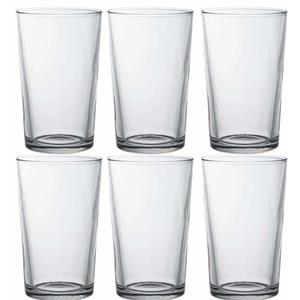 Duralex 6x Drinkglazen/waterglazen Chope transparant 280 ml - Koffie/thee glazen Chope 280 ml