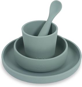 Jollein dinerset siliconen Ash green