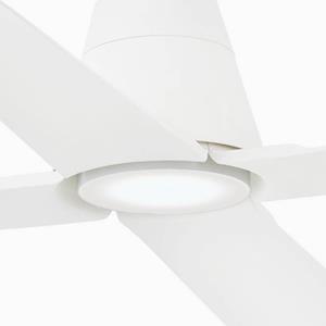 farobarcelona Faro typhoon led weißer Deckenventilator mit Gleichstrommotor, 3000K