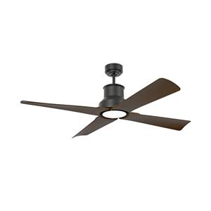 farobarcelona Faro winche led Brauner Deckenventilator mit Gleichstrommotor, 3000K, IP44