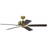 PEPéO Deckenventilator Potkuri Messing seidenmatt 132 cm