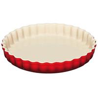 Le Creuset Tarte-Form Steinzeug Kirschrot 28cm