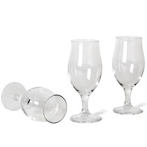 Bormioli 6x Stuks speciaalbier glazen set - 520 ml - tulpvormige bierglazen op voet