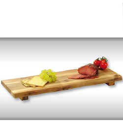 Decopatent FSC Acacia Houten Grote Snijplank met voet Snij plank Eten