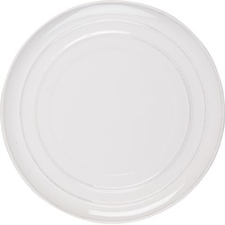 bord Ø 28x3 cm beige keramiek rond RIFP