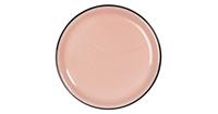 Clayre & Eef Groot bord - Ø 27*3 cm - roze - keramiek - rond -  - 6CEFP0052P