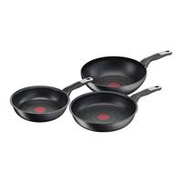 Tefal Unlimited Koekenpannenset 24 + 28 cm + Wokpan 28 cm