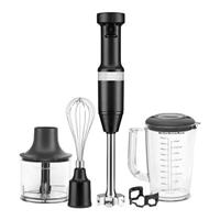 KitchenAid Staafmixer met Accesoires - Mat Zwart