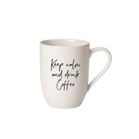 Villeroy & Boch Henkelbecher 0,34 l Statement Keep calm and drink coffee