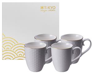 Tokyo Design Studio Nippon White mok 38 cl set van 4