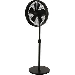 Beacon International Staande ventilator Breeze 122cm, ronde voet, zwart