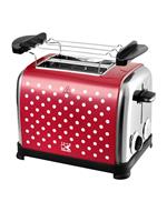 Team Kalorik Toaster TKG TO 1045 RWD N, 2 kurze Schlitze, 950 W, mit Toastzentrierung