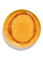 Serax FEAST Yellow Swirl-Stripes L dinerbord 26,5 cm