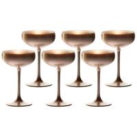 Yomonda ELEMENTS Champagnerschale Bronze 6er Set Sektgläser bronze