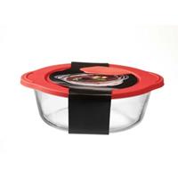 Ritzenhoff & Breker CUCINA Auflaufform mit Deckel rund 1,45 l Auflaufformen rot-kombi