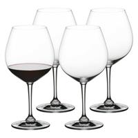 Nachtmann ViVino Burgunderglas Rotweinkelch 4er Set Rotweingläser transparent