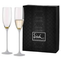 Yomonda CHAMPAGNER EXKLUSIV Sektglas gold/weiß 2er Set Sektgläser weiß/gold