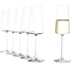 Yomonda POWER Champagnerglas 240 ml 6er Set Sektgläser transparent