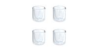 Orange85 Dubbelwandige Glazen - Met Oor - 20cl - 4 Stuks - Koffie - Thee - Glas