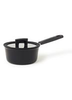 Hard Face Stieltopf, mit Deckel, Kochtopf, Koch Topf, Aluminium, Schwarz, 1.8 L, Ø 18 cm, 1052226 - Fiskars