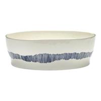 Serax Feast Saladekom Ø 28,5 cm - Blauw Swirl