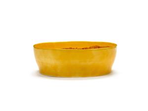 Serax Feast Saladekom Ø 28,5 cm - Sunny Yellow Swirl