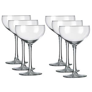 Royal Leerdam Set van 6x stuks champagneglazen/coupe Transparant