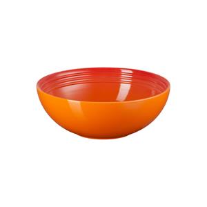 LE CREUSET - Aardewerk - Saladeschaal oranje 24cm